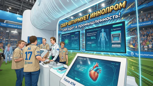 Сбер штурмует Иннопром. ИИ идёт в промышленность!